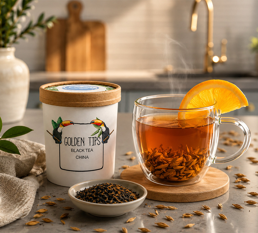 Golden Tips Slow Brew – delikatna czarna herbata premium
